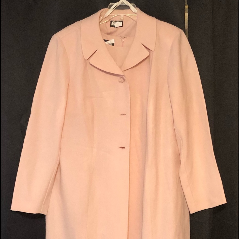 Ladies 3 Button, 2 Piece Set (jacket & dress) with Back Zipper